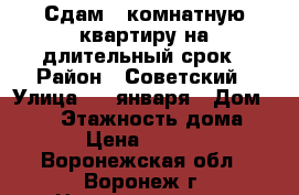 Сдам 1 комнатную квартиру на длительный срок › Район ­ Советский › Улица ­ 9 января › Дом ­ 131 › Этажность дома ­ 18 › Цена ­ 10 999 - Воронежская обл., Воронеж г. Недвижимость » Квартиры аренда   
